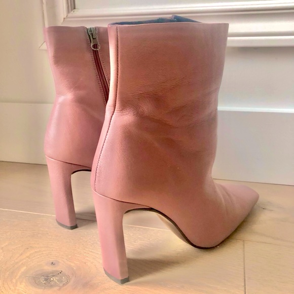 L’intervalle Rose Leather Boots - Picture 2 of 3